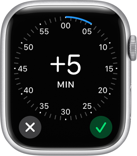 Comment avancer son Apple Watch entre 1 et 59 minutes