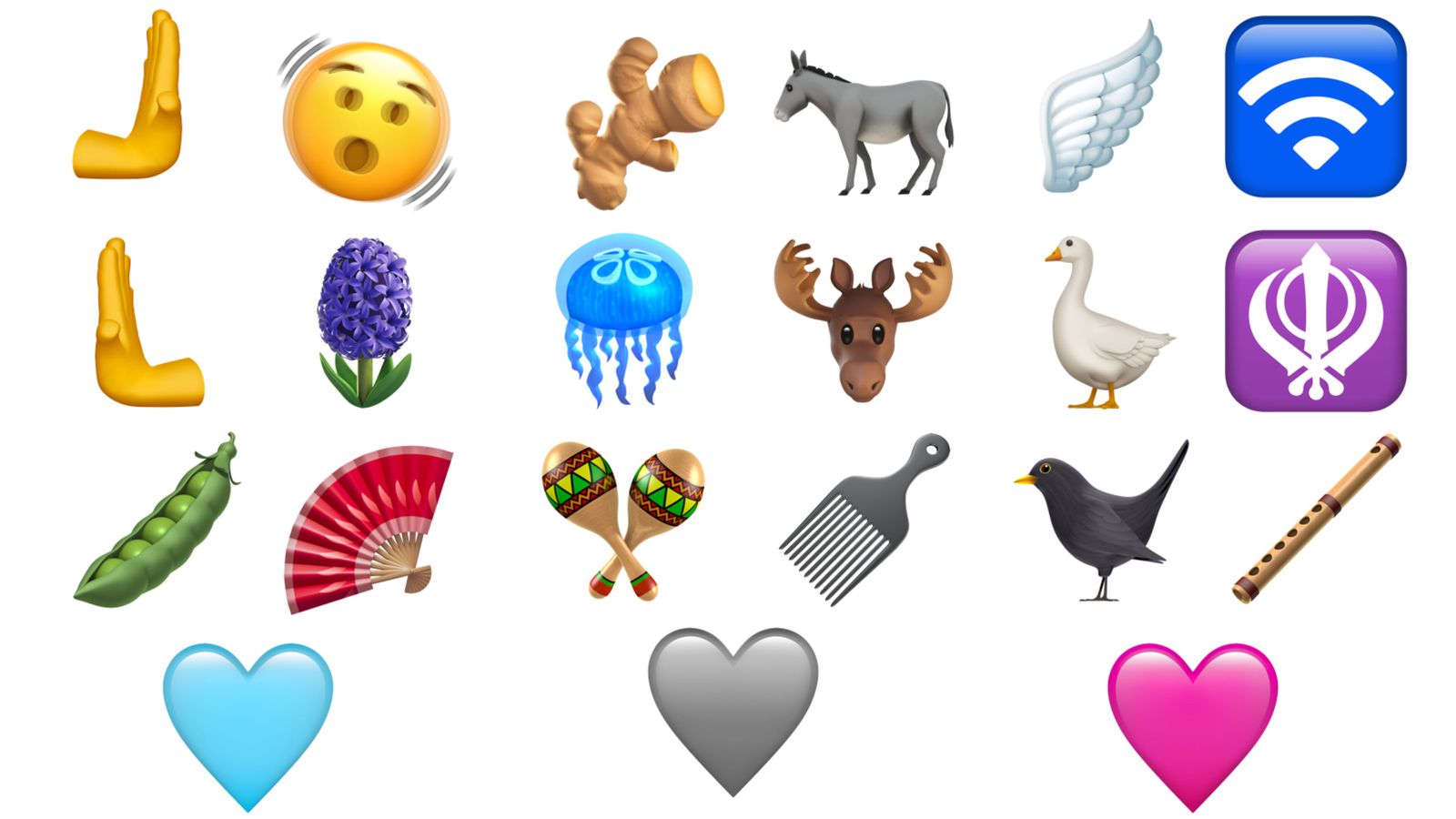 21 nouveaux emojis sur iOS 16.4