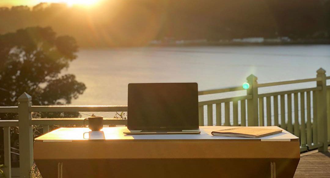 Un bureau éco pour travailler de vraiment n'importe où